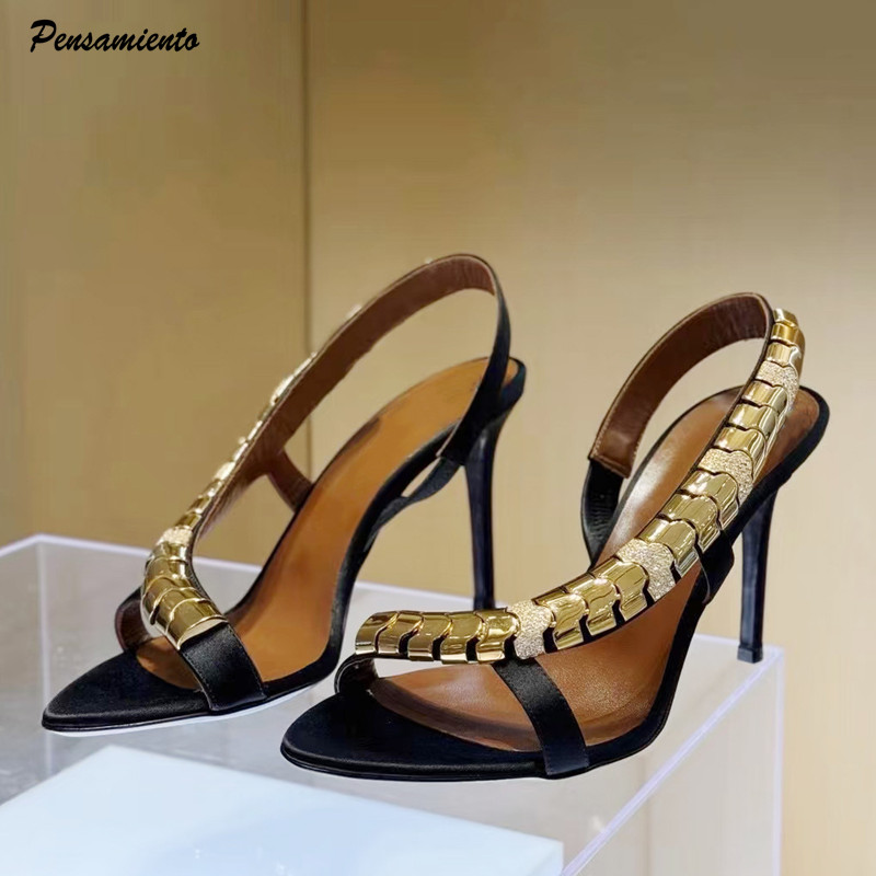 Summer Holiday Clothing Women - Luxuriöse Glitzer-Sandalen mit Strassbesatz für Damen,