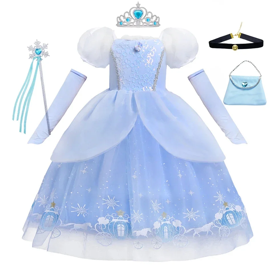 Summer Clothing Gifts - Cinderella Prinzessin Cosplay Kleid für Mädchen