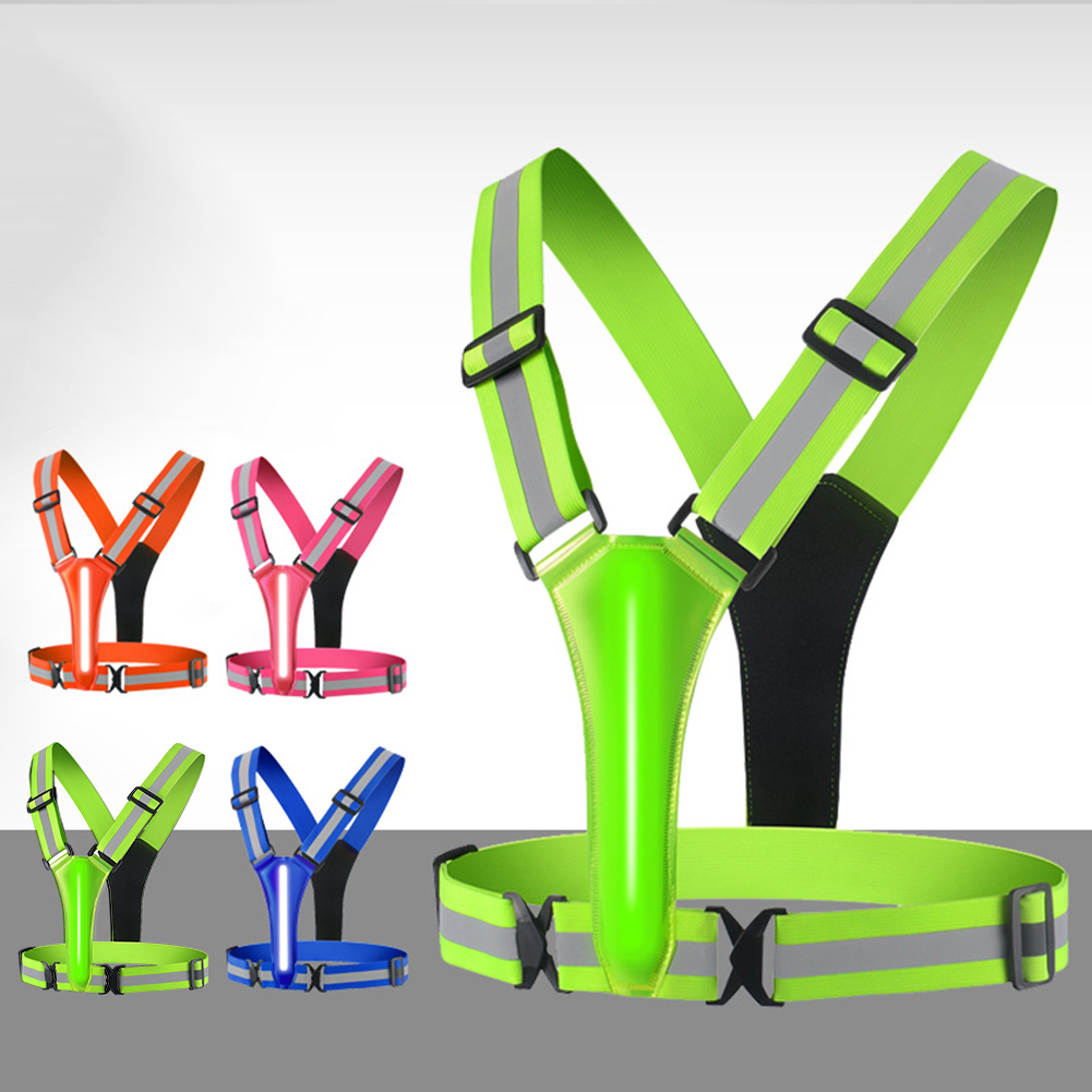 Summer Nights Clothing - LED-Lauf weste USB wiederauf ladbare reflektierende