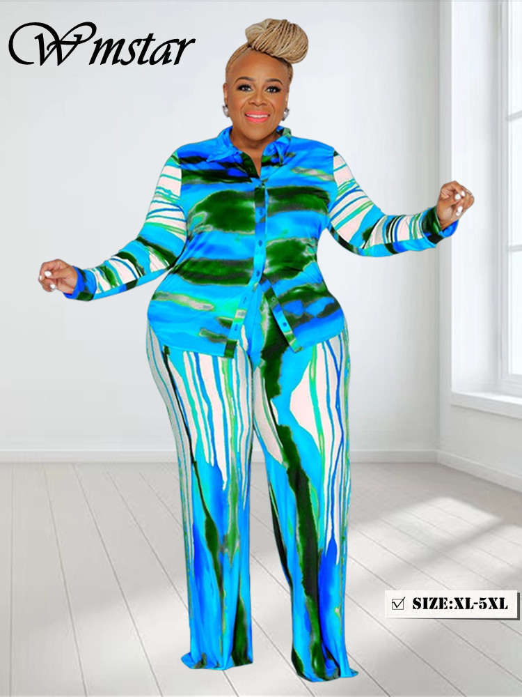 Summer Clothing Wholesale - Wmstar Plus Größe Zwei Stück Outfits