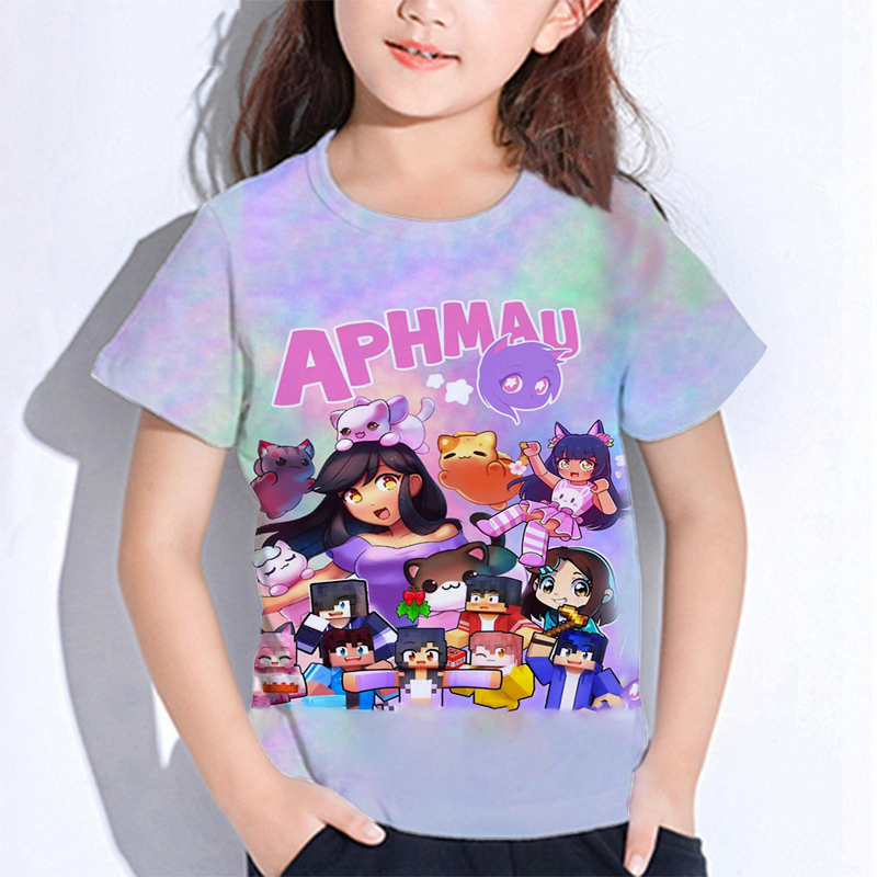 Summer Clothing Newborn - Aphmau miaut Katze T-Shirts Cartoon Baby