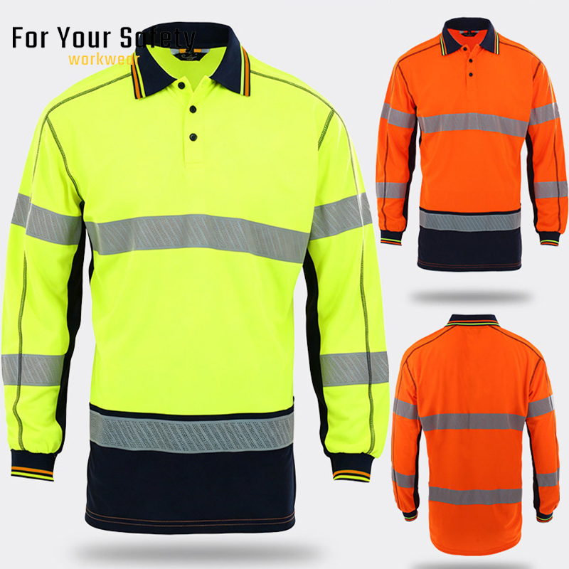 Summer Hi Vis Clothing - Schnell Trocknende Poloshirts für Herren Sommer