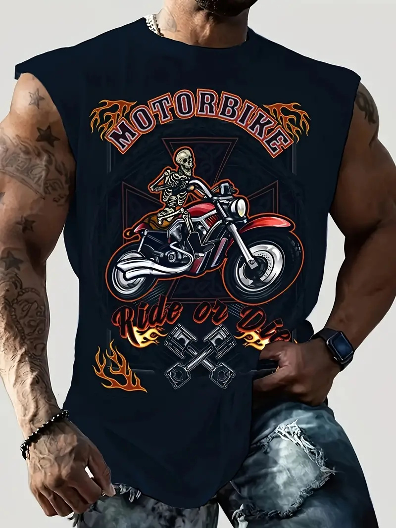 Summer Viking Clothing - Sommer Neue männer Weste T-shirt Viking