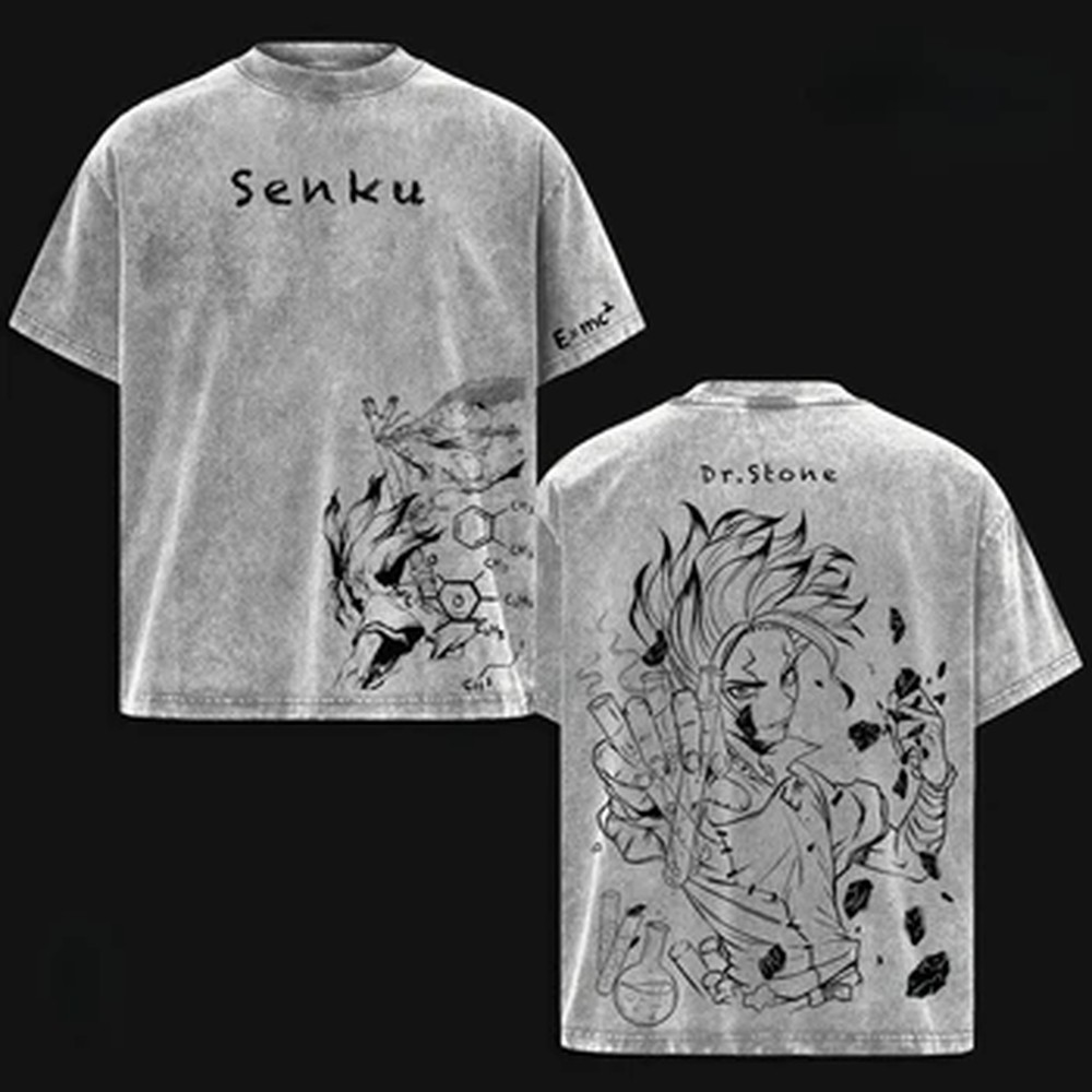 Summer Clothing Italy - Ishigami Senkuu Dr.STONE T-Shirt Anime Bedrucktes