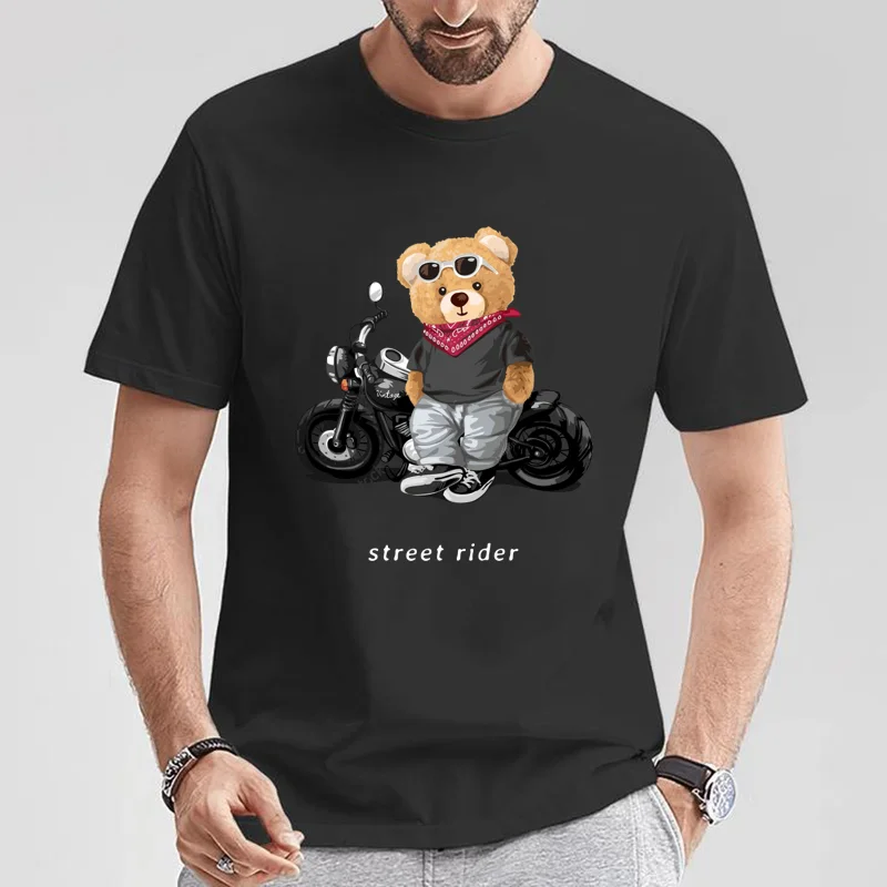 Summer Knights Clothing - Motorrad liebhaber Straße Teddy Ritter Print