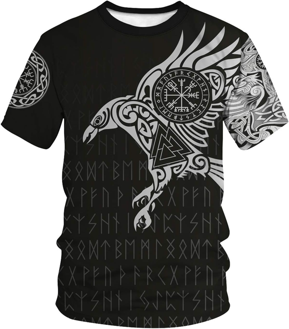 Summer Viking Clothing - Herren Vikings T-Shirt Tops Neuheit 3D-Druck