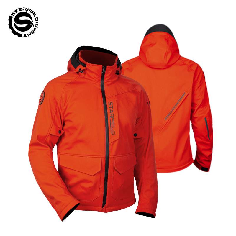 Summer Knights Clothing - SFK Orange Motorradjacke für Herren und