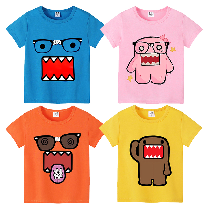 Summer Clothing Newborn - Niedliche Domos Kuns Kurzarm-Cartoon-Kleidung für Jungen