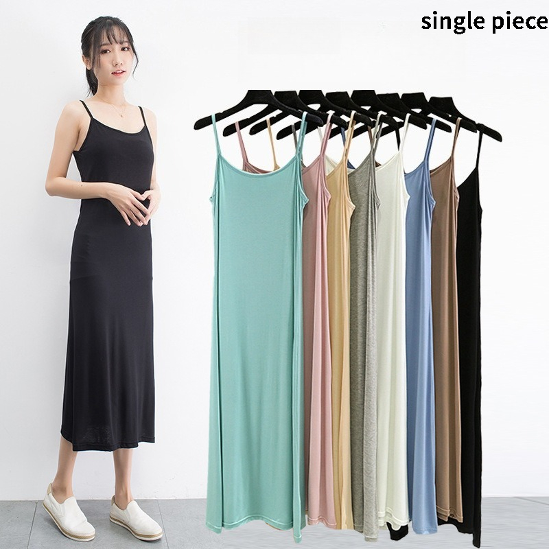 Summer Holiday Clothing Women - Modales Camisole-Kleid für Damen, Sommerkleidung, Anti-Durchsichtiges