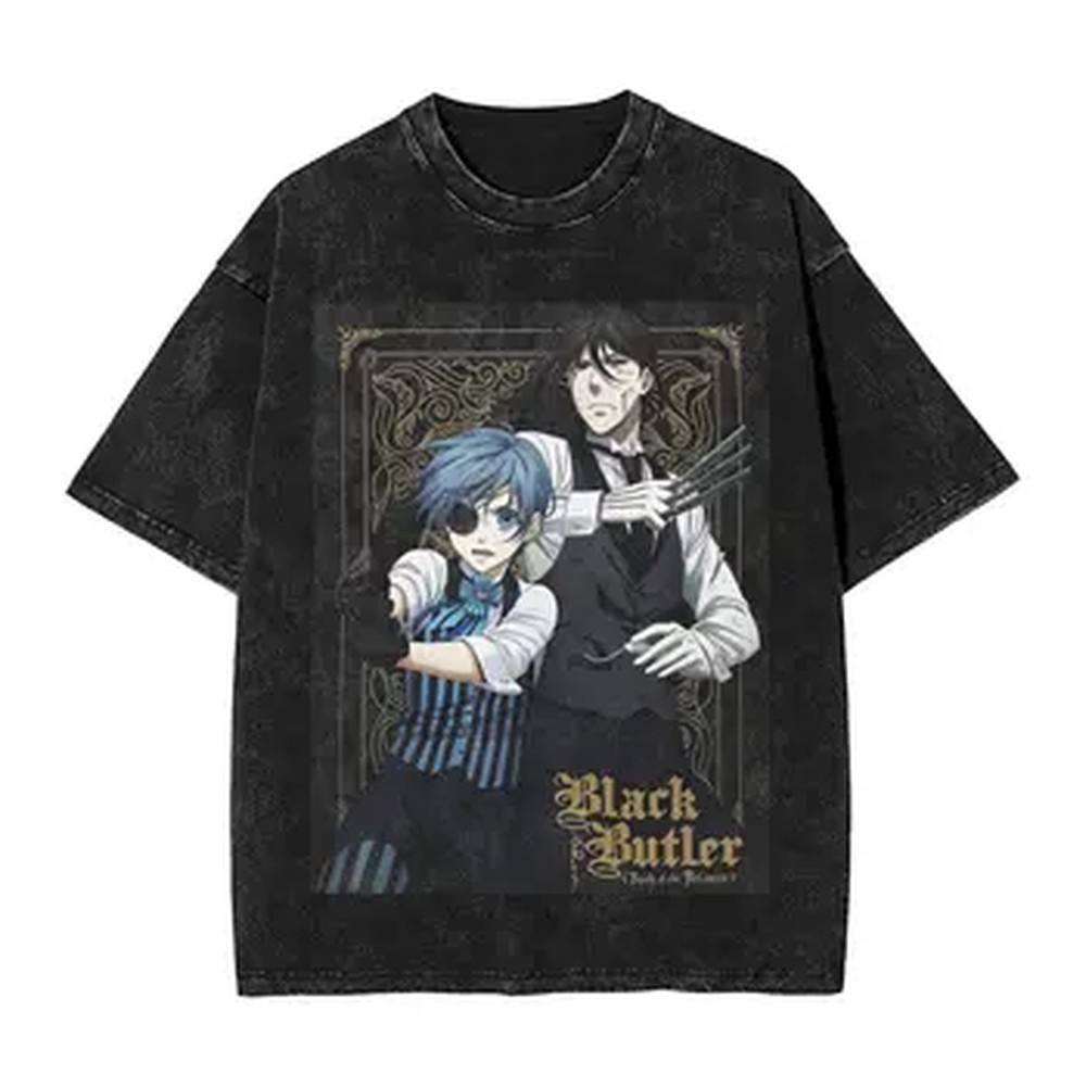 Summer Clothing Italy - Anime Black Butler Grafik-T-Shirt für Männer