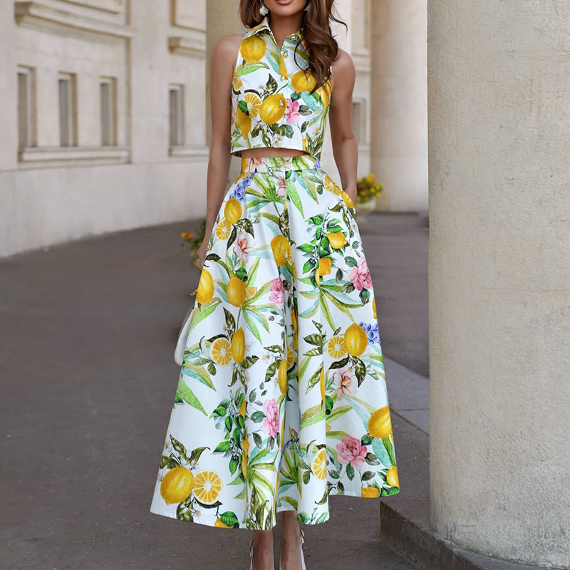 Summer Clothing Girls - Damenmode: Neues elegantes zweiteiliges Sommer-Set mit