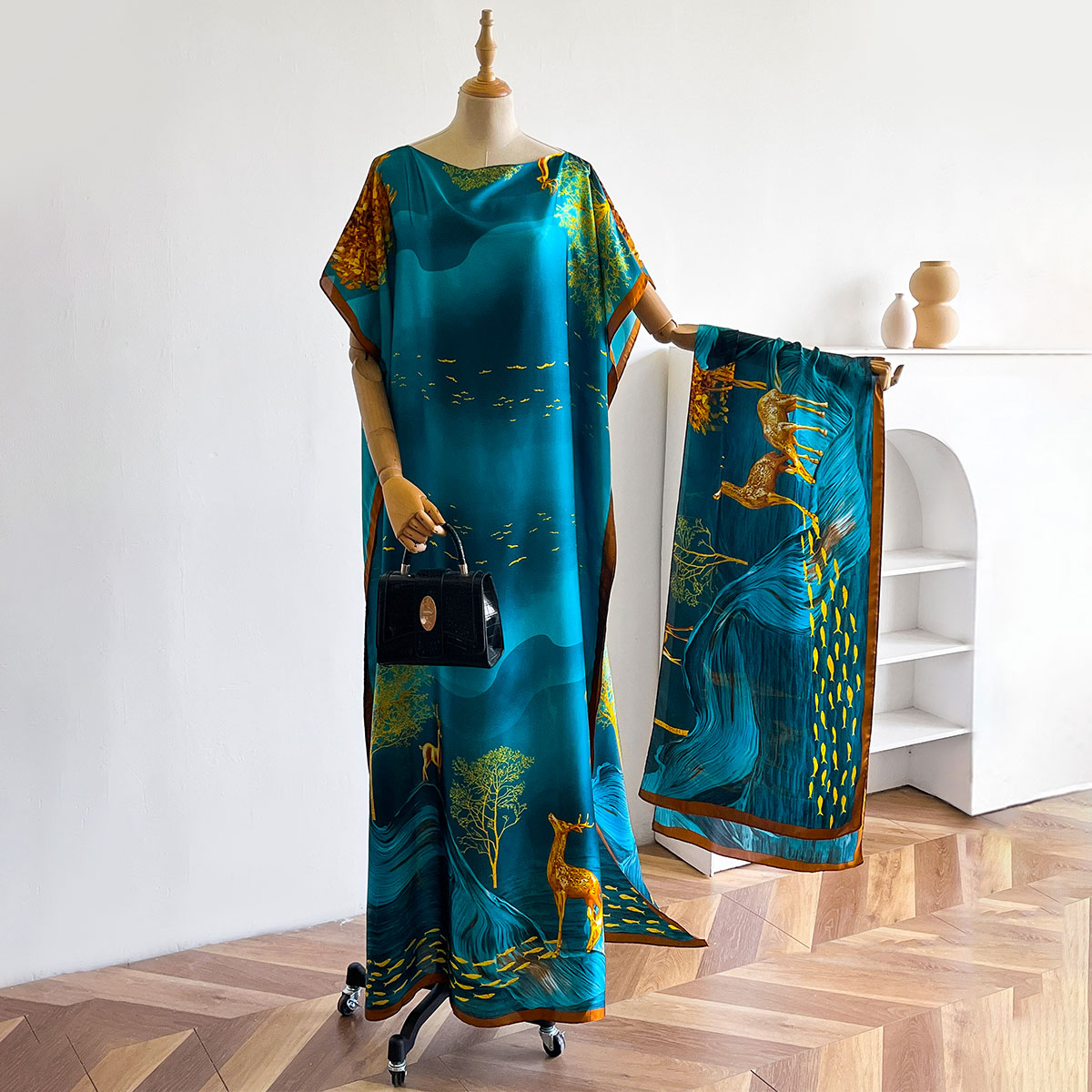 Summer Clothing For Older Women - Damen Langer Schal Dubai Mode MUMU