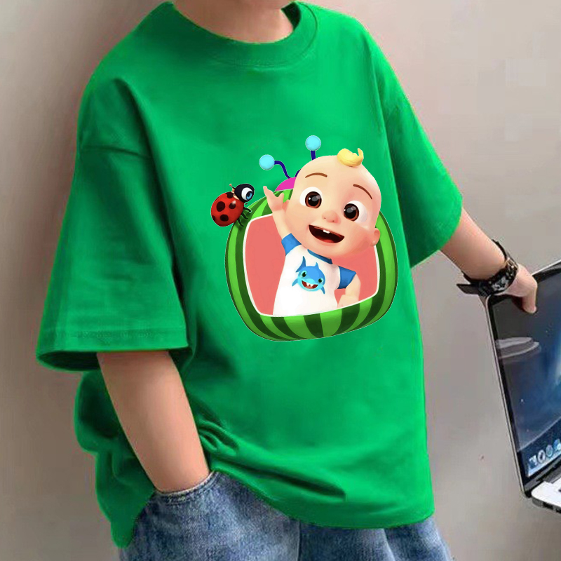 Summer Clothing Girls - Cocomelons Baby T-Shirts Anime Baumwolle Kurzarm