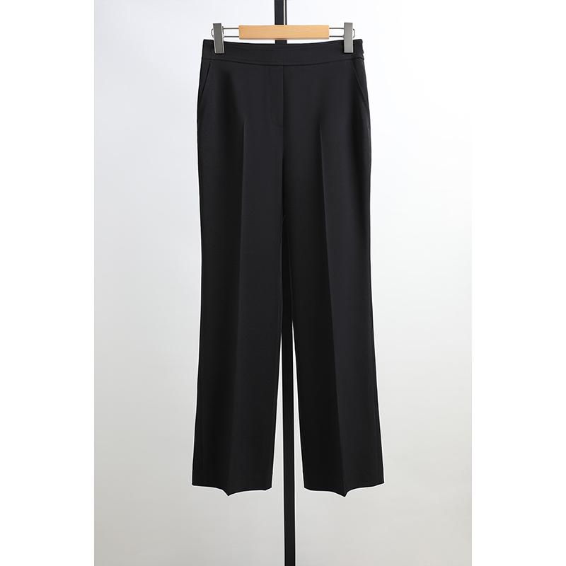 Summer Clothing Brands - Hochgeschnittene Gerade Anzughose mit Elastischem Bund