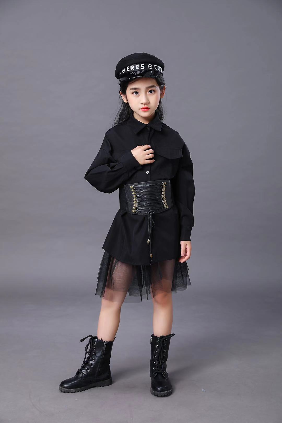 Schwarzer Anzug für Kinder, Mä – Summer Clothing Girls Bewertung und Preis