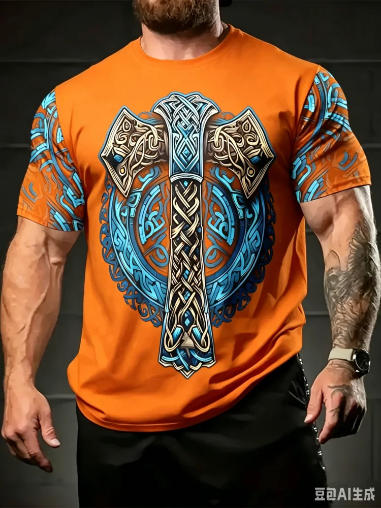 Modisches Neues Viking-Muster  – Summer Viking Clothing Bewertung und Preis