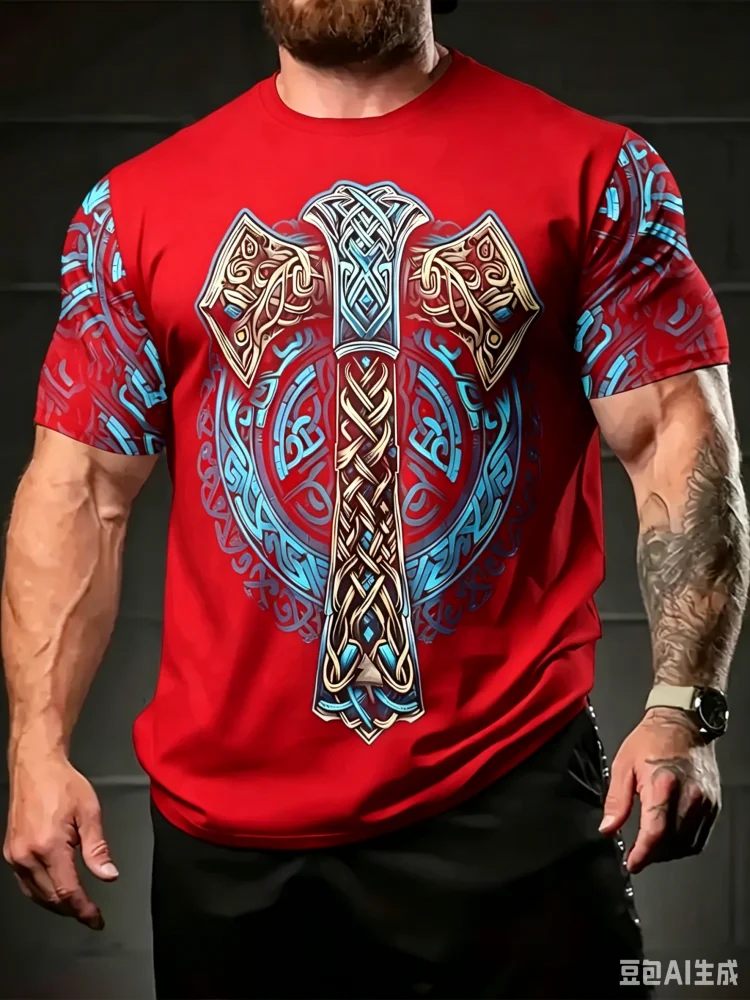 Modisches Neues Viking-Muster  – Summer Viking Clothing Bewertung und Preis