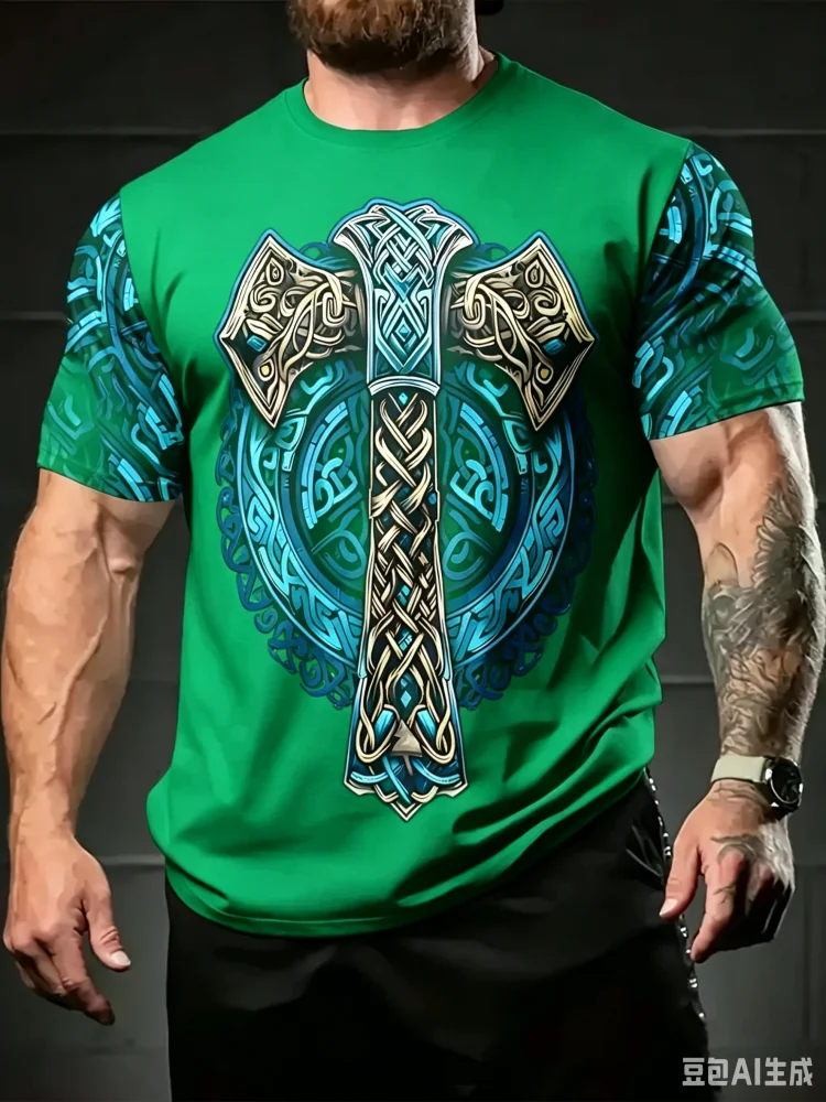 Modisches Neues Viking-Muster  – Summer Viking Clothing Bewertung und Preis