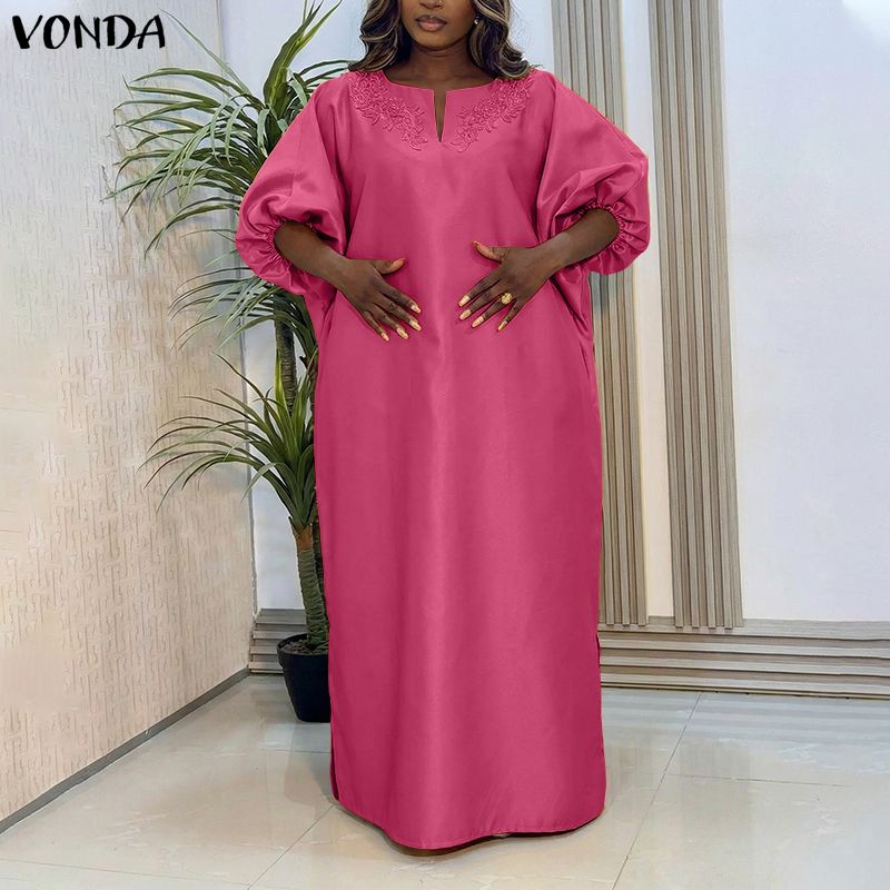 VONDA Übergröße 5XL Blumen-Pat – Summer Clothing For Older Women Bewertung und Preis