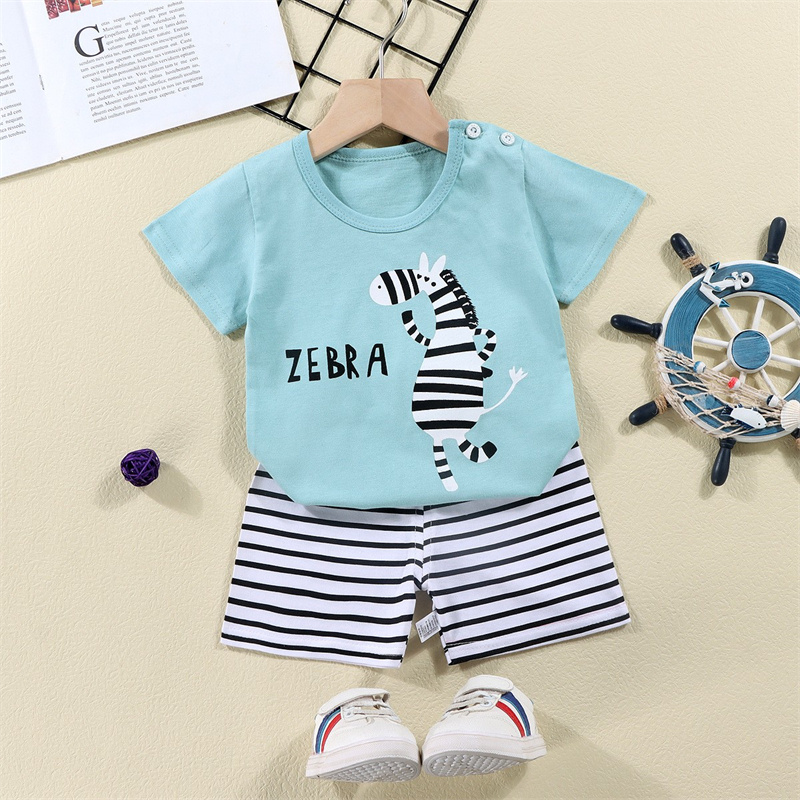 Baumwolle T-shirts + Shorts 2- – Summer Clothing Newborn Bewertung und Preis