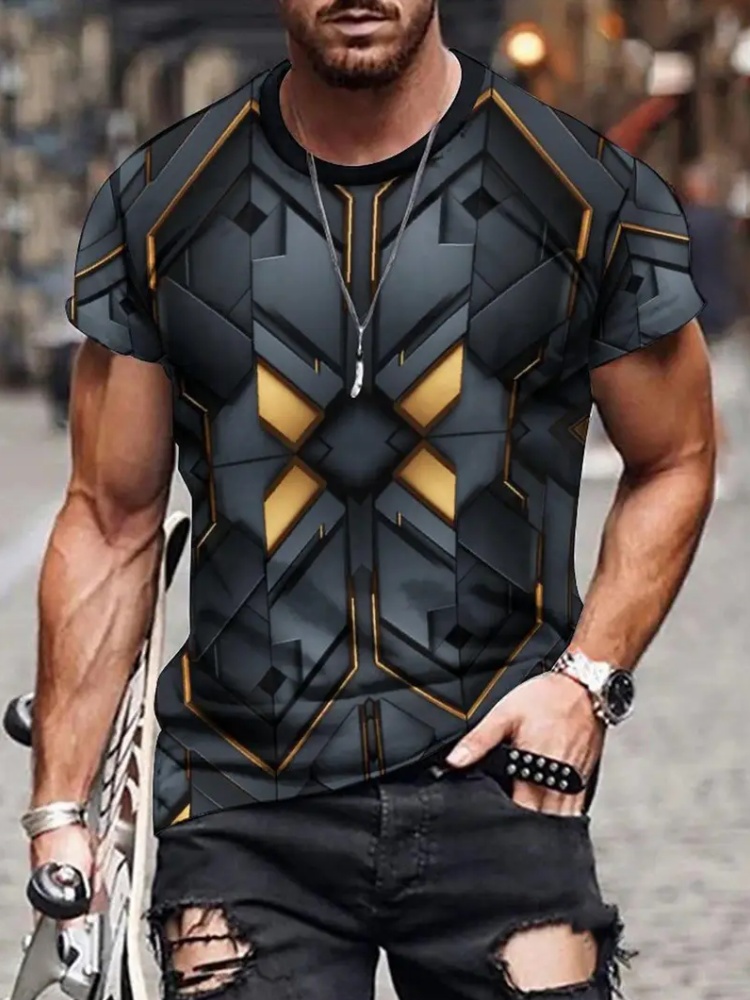 Herren 3D-gedrucktes Street Kn – Summer Knights Clothing Bewertung und Preis