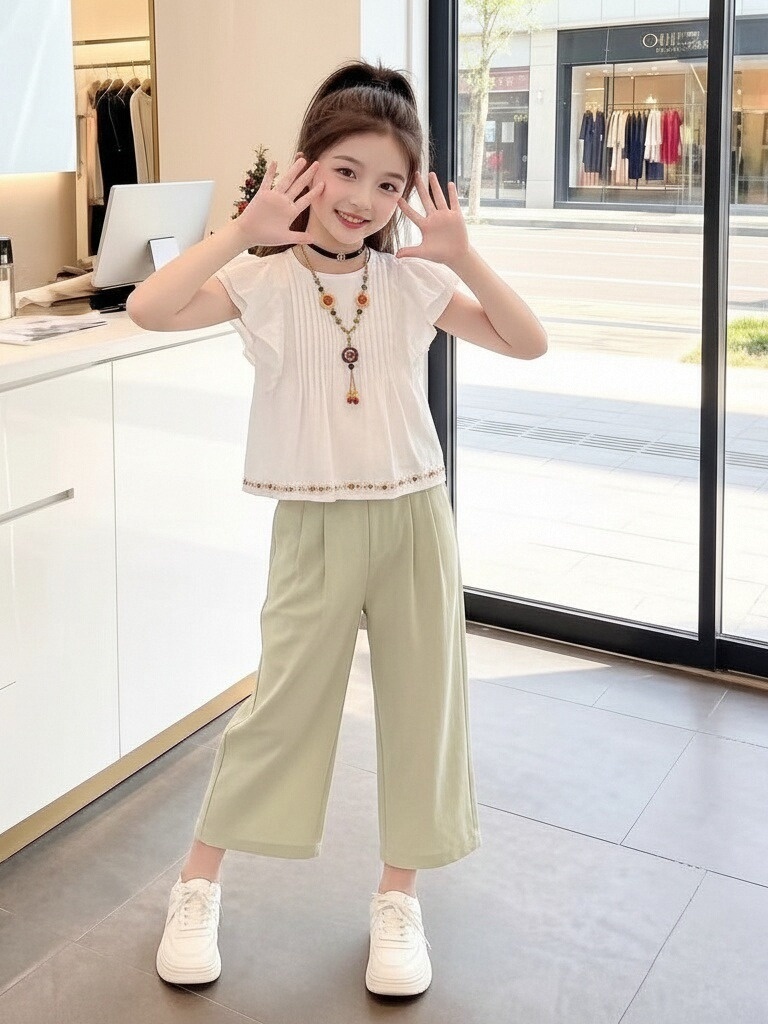 Mädchen Sommer Modisches Kurza – Summer Clothing Girls Bewertung und Preis