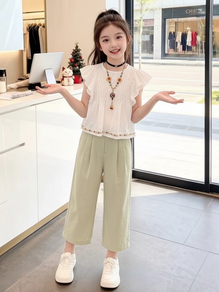 Mädchen Sommer Modisches Kurza – Summer Clothing Girls Bewertung und Preis