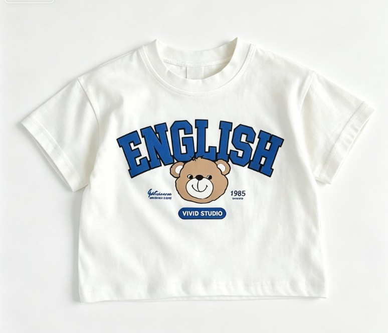 Niedliche englische Bären-T-Sh – Summer Clothing Options Bewertung und Preis