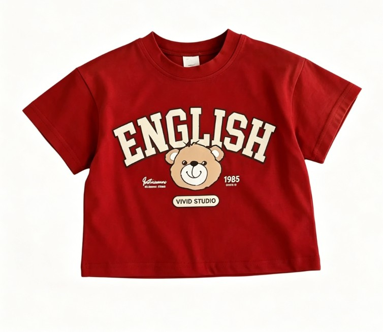 Niedliche englische Bären-T-Sh – Summer Clothing Options Bewertung und Preis