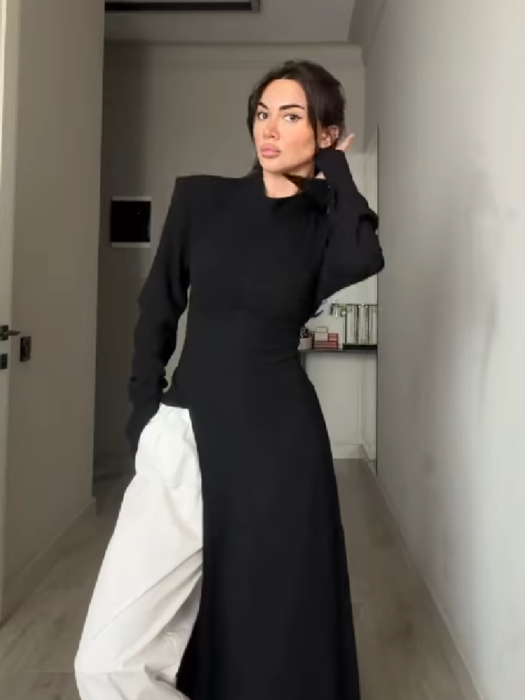 Elegantes Damenkleid mit Hohem – Summer Clothing For Older Women Bewertung und Preis