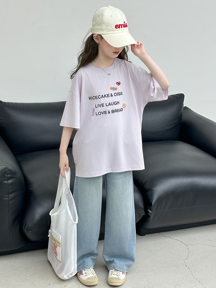 Mädchen Sommer Kurzarm-T-Shirt – Summer Clothing Girls Bewertung und Preis