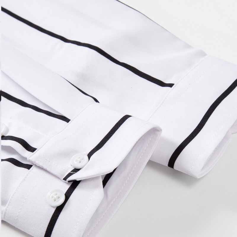 Herren Gestreiftes Hemd Langar – Summer Clothing Dress Bewertung und Preis