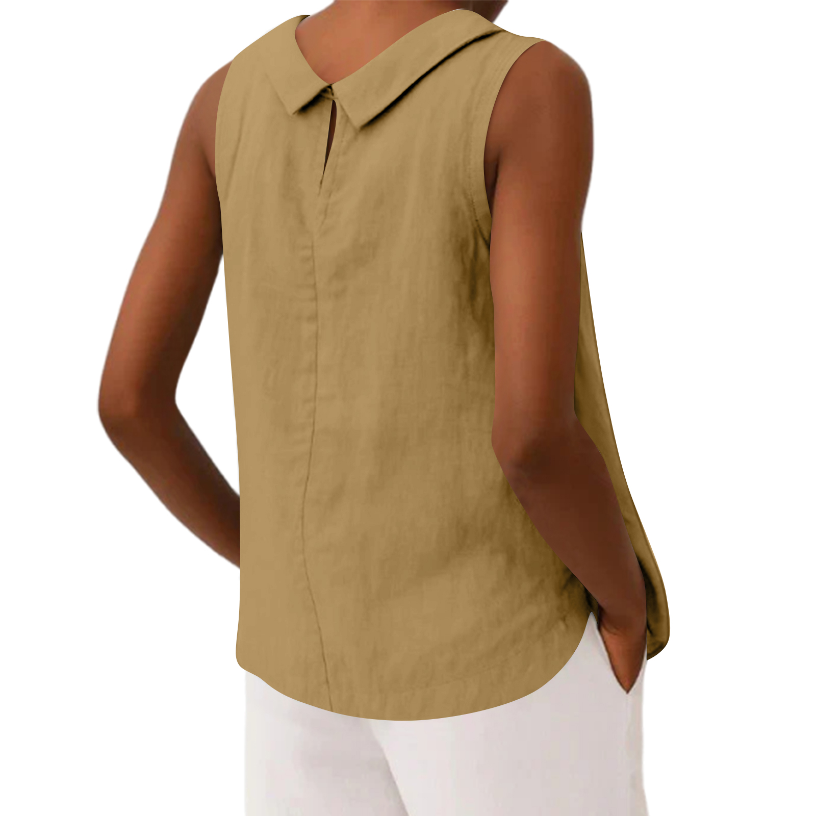 Tank-Top-Bluse aus Baumwolle u – Crop Blouse Linen Bewertung und Preis