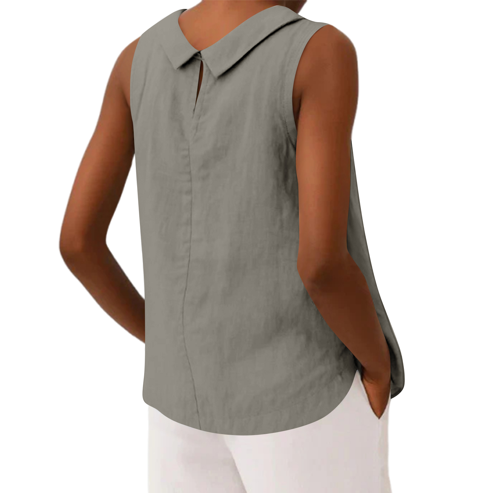 Tank-Top-Bluse aus Baumwolle u – Crop Blouse Linen Bewertung und Preis