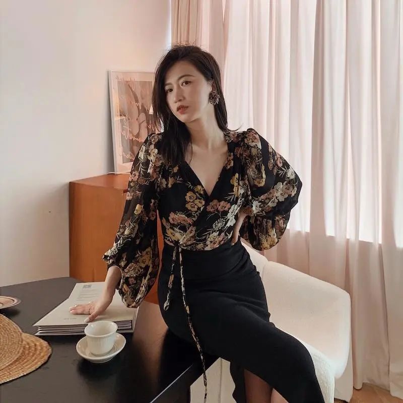 Japan Stil Vintage Floral Blus – Crop Blouse Linen Bewertung und Preis