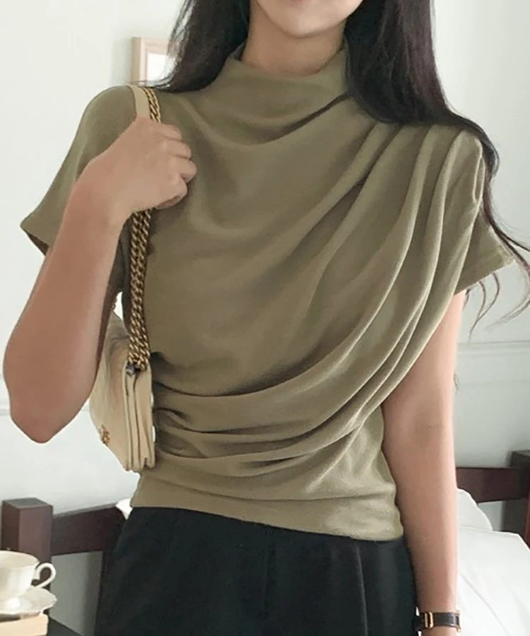 Halbes Roll kragen pullover T- – Summer Clothing Drop Bewertung und Preis