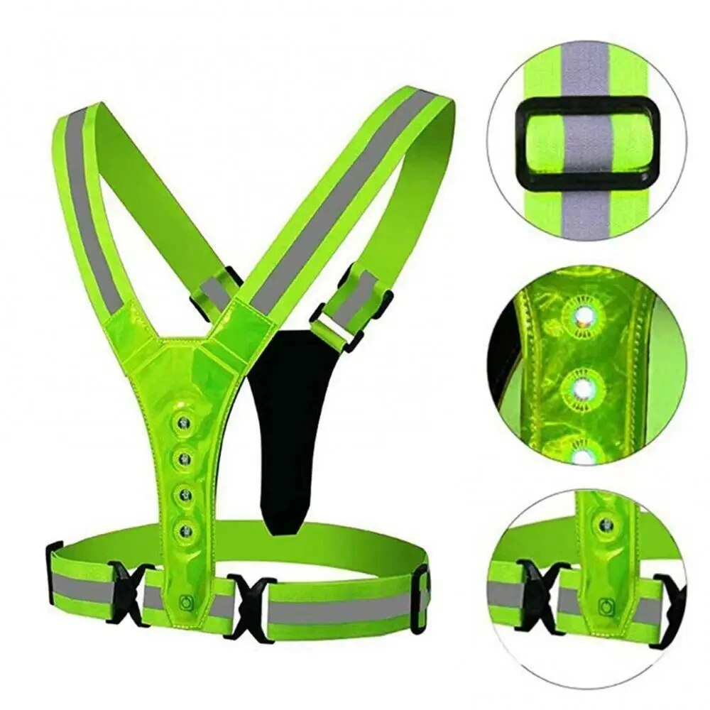 LED-Laufweste, reflektierend,  – Summer Nights Clothing Bewertung und Preis