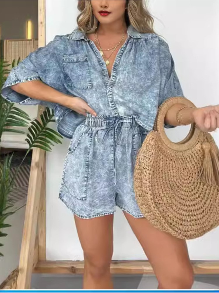Mode Vintage Denim Blau Shorts – Summer Clothing Zara Bewertung und Preis