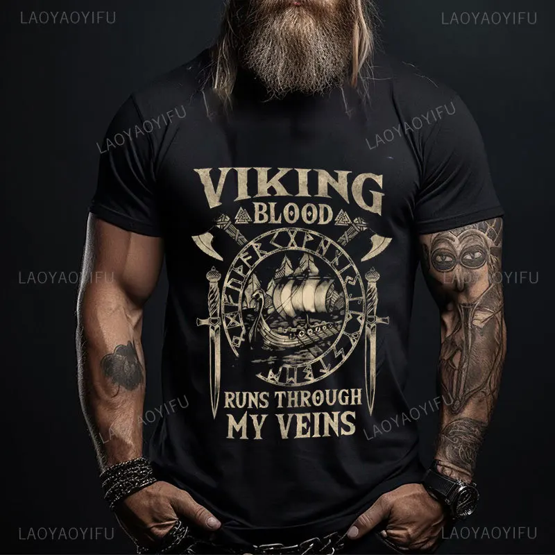 Viking Blood hochwertiges Herr – Summer Viking Clothing Bewertung und Preis