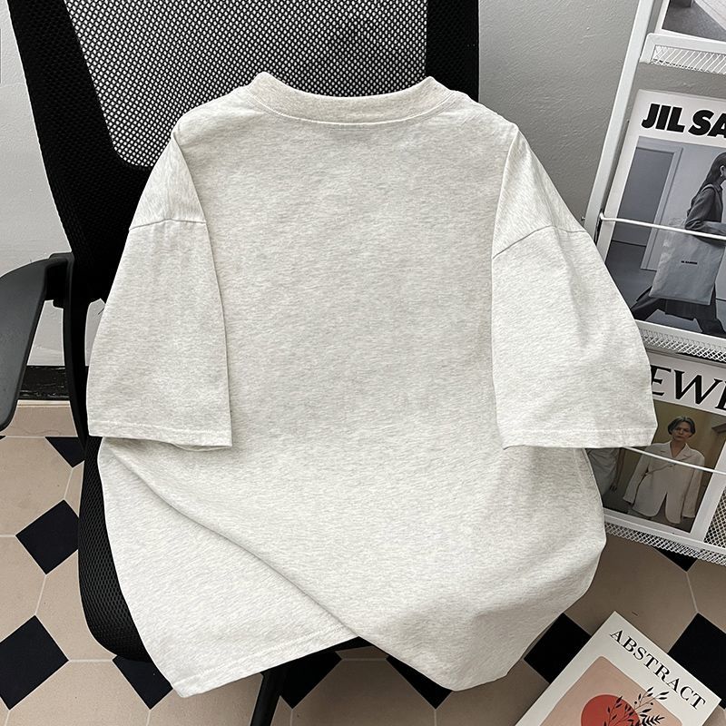 Lockeres Baumwoll-T-Shirt mit  – Summer Clothing Brands Bewertung und Preis