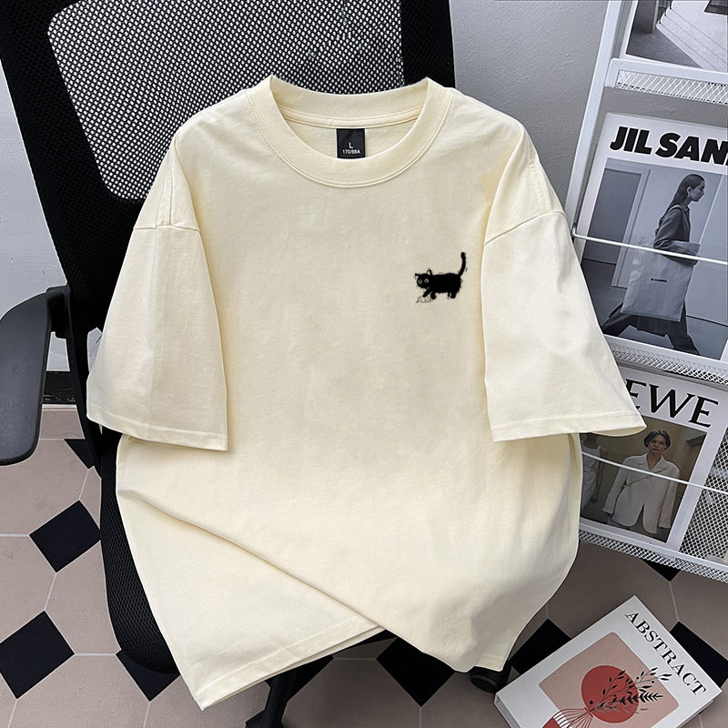 Lockeres Baumwoll-T-Shirt mit  – Summer Clothing Brands Bewertung und Preis