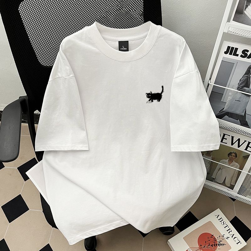 Lockeres Baumwoll-T-Shirt mit  – Summer Clothing Brands Bewertung und Preis