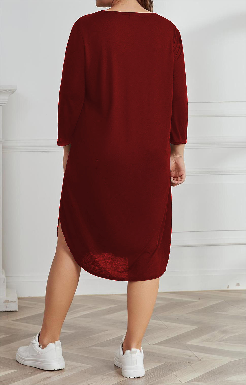 Damen Übergröße 3/4 Ärmel Über – Summer Nights Clothing Bewertung und Preis
