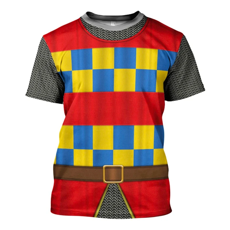 T-Shirt mit mittelalterlichem  – Summer Knights Clothing Bewertung und Preis