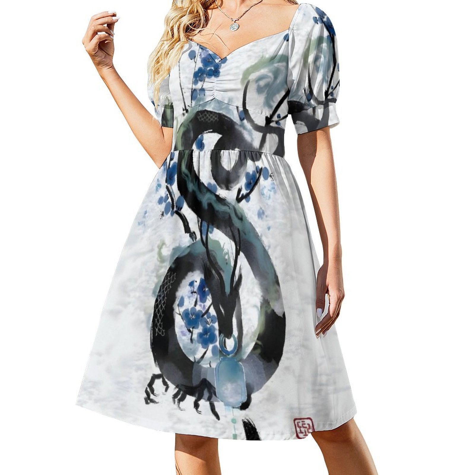 Japanische Blue Night Dragon I – Summer Nights Clothing Bewertung und Preis