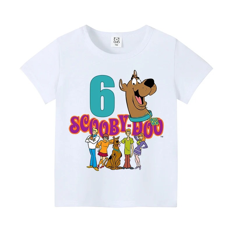 Scooby-Doo Geburtstags-T-Shirt – Summer Clothing Newborn Bewertung und Preis