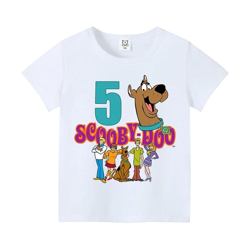 Scooby-Doo Geburtstags-T-Shirt – Summer Clothing Newborn Bewertung und Preis