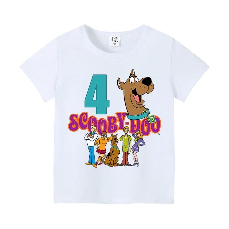 Scooby-Doo Geburtstags-T-Shirt – Summer Clothing Newborn Bewertung und Preis