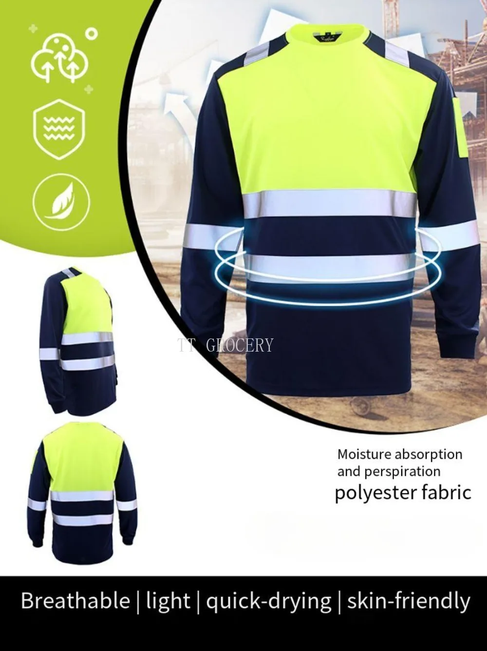 Sicherheits-Arbeitsshirts mit  – Summer Hi Vis Clothing Bewertung und Preis
